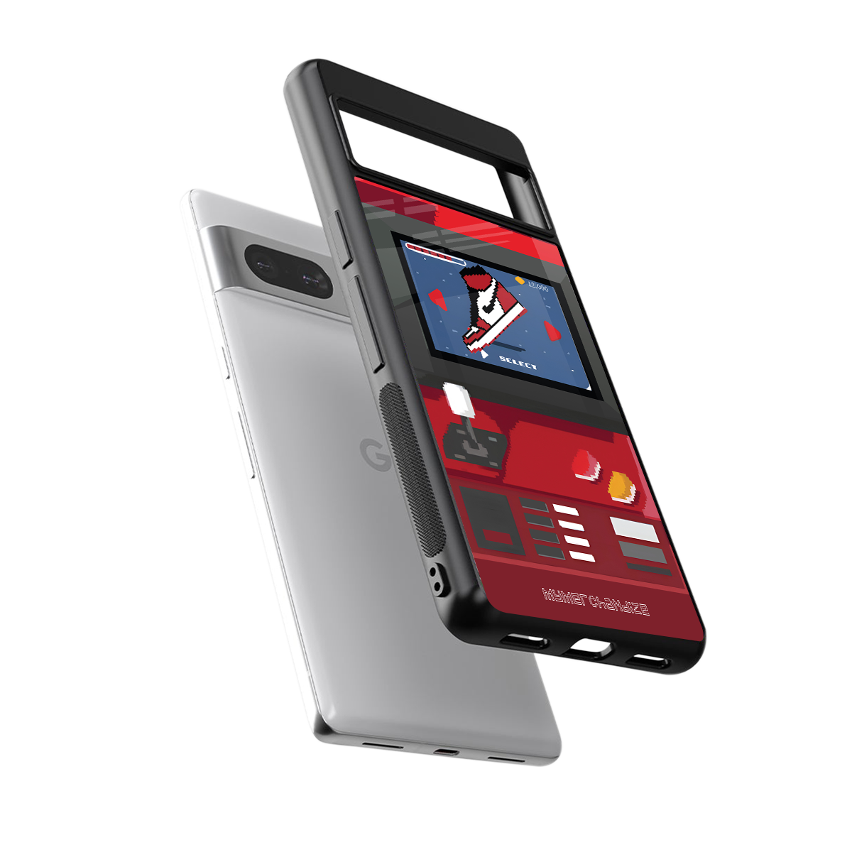 sneaxels red back phone cover | glass case for Google Pixel 7A