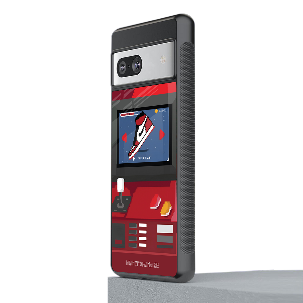sneaxels red back phone cover | glass case for Google Pixel 7