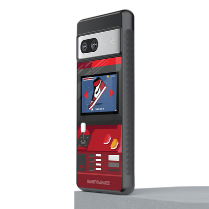 sneaxels red back phone cover | glass case for Google Pixel 7