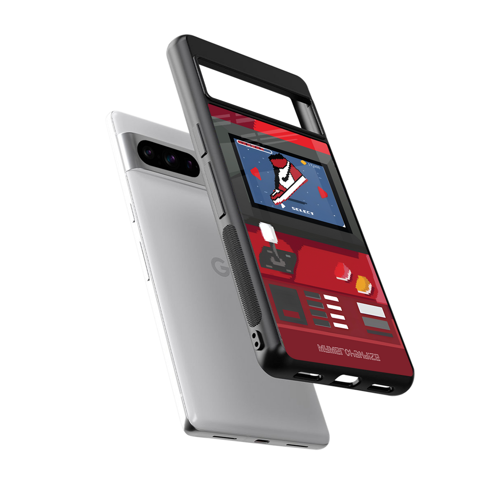 sneaxels red back phone cover | glass case for google pixel 8 pro