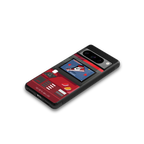 sneaxels red back phone cover | glass case for google pixel 8 pro