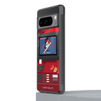 sneaxels red back phone cover | glass case for google pixel 8 pro