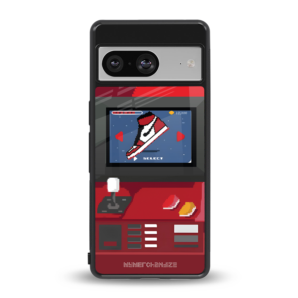 sneaxels red back phone cover | glass case for Google Pixel 8