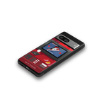 sneaxels red back phone cover | glass case for Google Pixel 8