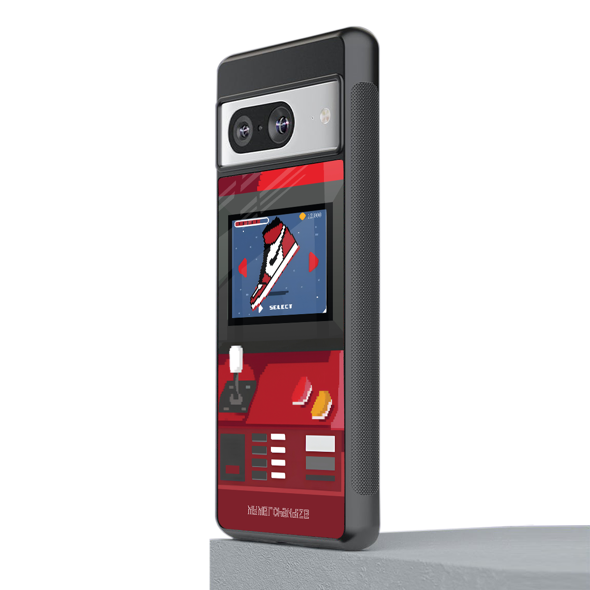 sneaxels red back phone cover | glass case for Google Pixel 8