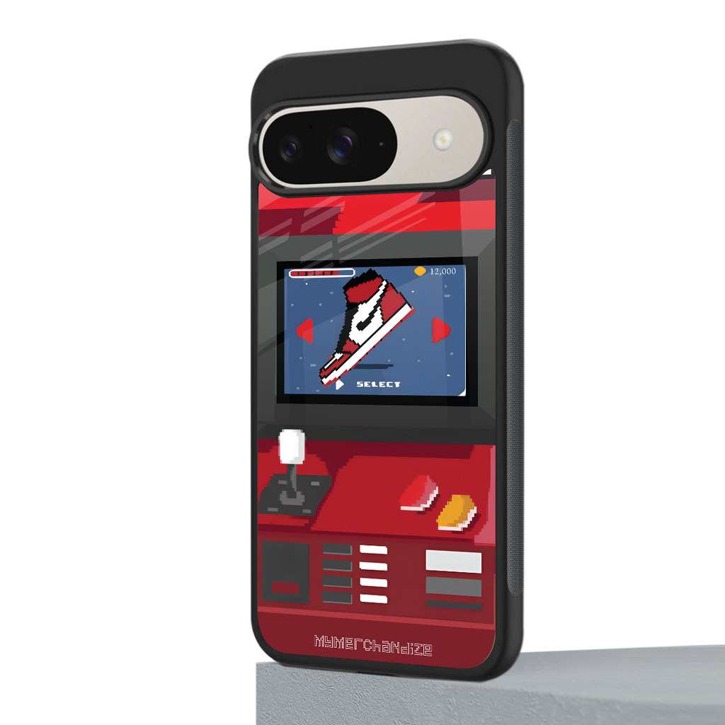 sneaxels red back phone cover | glass case for google pixel 9