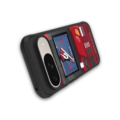 sneaxels red back phone cover | glass case for google pixel 9