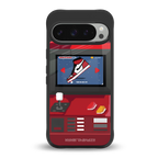 sneaxels red back phone cover | glass case for google pixel 9 pro xl