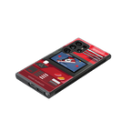 sneaxels red back phone cover | glass case for samsung galaxy s23 ultra