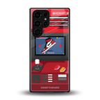 sneaxels red back phone cover | glass case for samsung galaxy s25 ultra