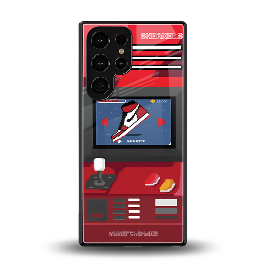 sneaxels red back phone cover | glass case for samsung galaxy s25 ultra