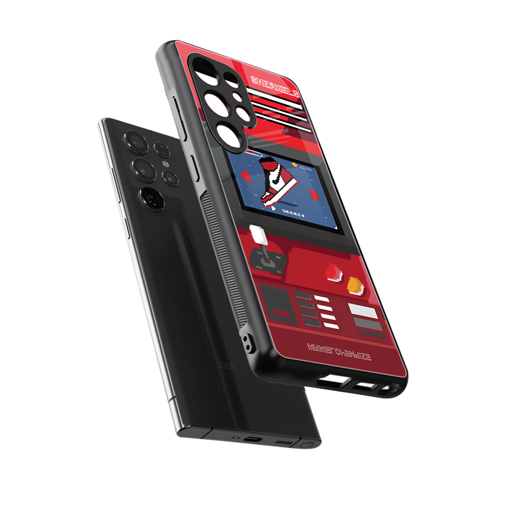 sneaxels red back phone cover | glass case for samsung galaxy s25 ultra