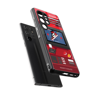 sneaxels red back phone cover | glass case for samsung galaxy s25 ultra