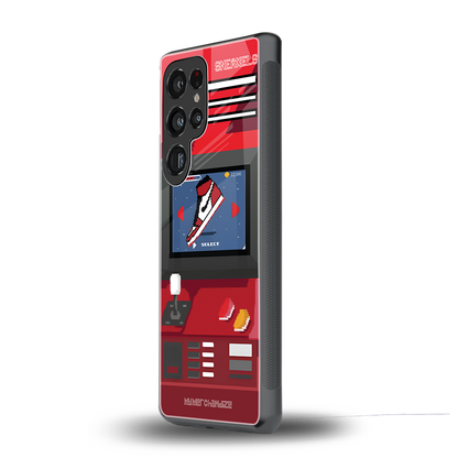 sneaxels red back phone cover | glass case for samsung galaxy s25 ultra