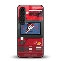 sneaxels red back phone cover | glass case for samsung galaxy s25 plus