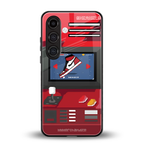 sneaxels red back phone cover | glass case for samsung galaxy s25 plus