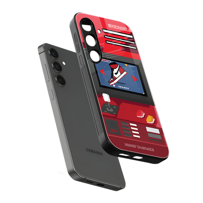 sneaxels red back phone cover | glass case for samsung galaxy s23