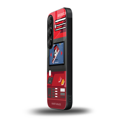 sneaxels red back phone cover | glass case for samsung galaxy s23