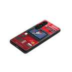 sneaxels red back phone cover | glass case for samsung galaxy s25 plus