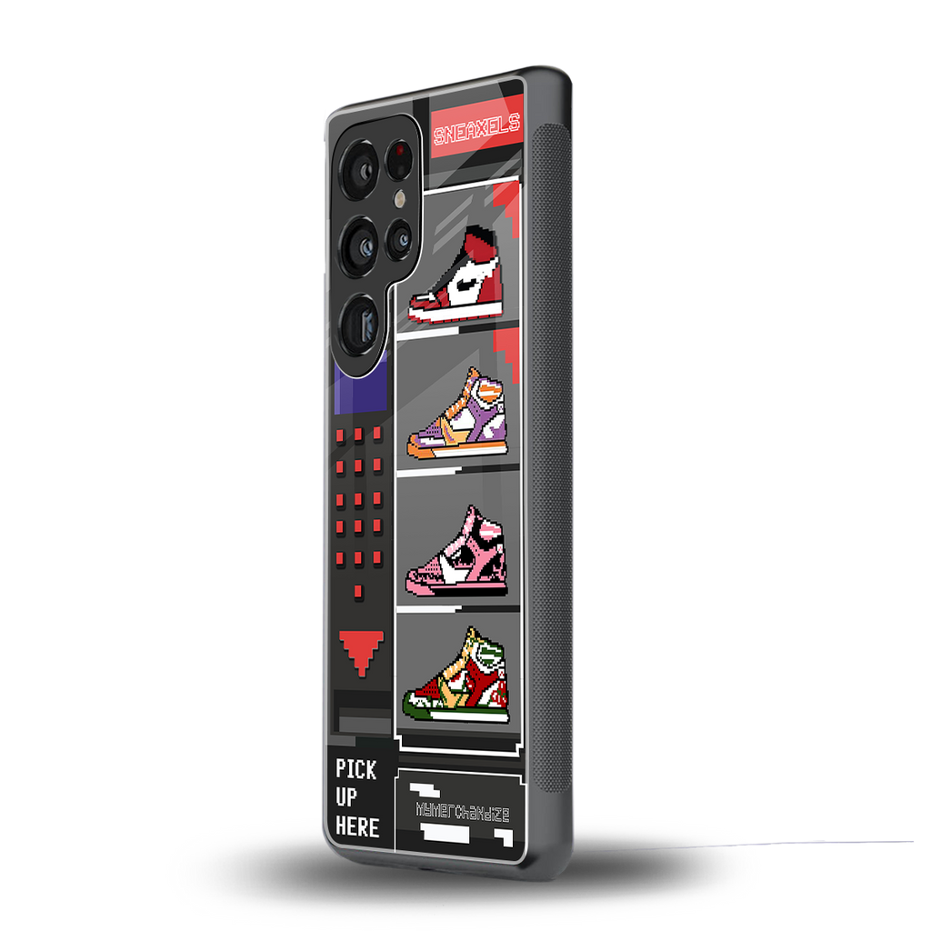 sneaxels back phone cover | glass case for samsung galaxy s25 ultra