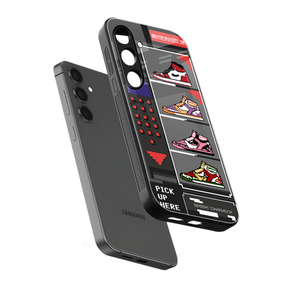 sneaxels back phone cover | glass case for samsung galaxy s23