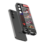 sneaxels back phone cover | glass case for samsung galaxy s23 plus