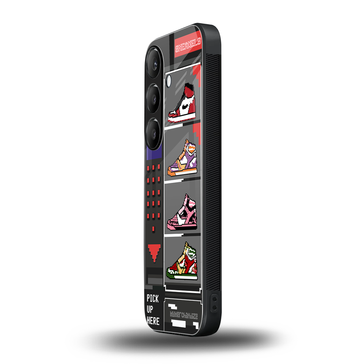 sneaxels back phone cover | glass case for samsung galaxy s23
