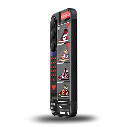 sneaxels back phone cover | glass case for samsung galaxy s23