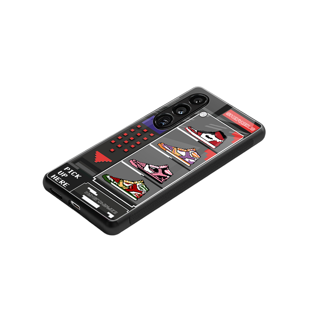 sneaxels back phone cover | glass case for samsung galaxy s25