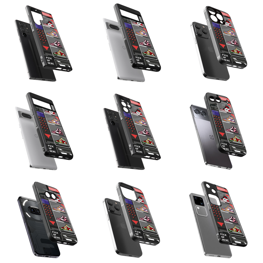 Durable Glass Back Mobile Case for iPhone, Samsung, OnePlus, Google Pixel, Redmi, Vivo, Oppo