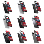 Durable Glass Back Mobile Case for iPhone, Samsung, OnePlus, Google Pixel, Redmi, Vivo, Oppo