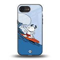 snoopy surfing back phone cover | glass case for iphone 16e