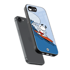 snoopy surfing back phone cover | glass case for iphone 16e