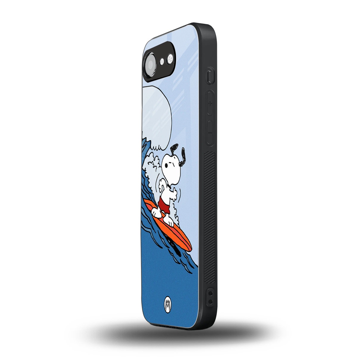 snoopy surfing back phone cover | glass case for iphone 16e