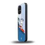 snoopy surfing back phone cover | glass case for nothing phone 1