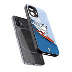 snoopy surfing back phone cover | glass case for nothing phone 2