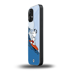 snoopy surfing back phone cover | glass case for nothing phone 2