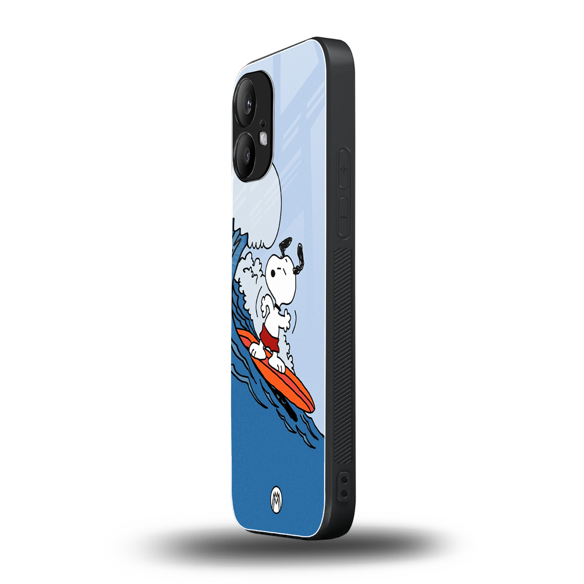 snoopy surfing back phone cover | glass case for nothing phone 2