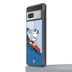 snoopy surfing back phone cover | glass case for Google Pixel 7