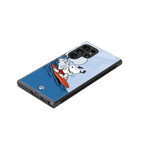 snoopy surfing back phone cover | glass case for samsung galaxy s23 ultra