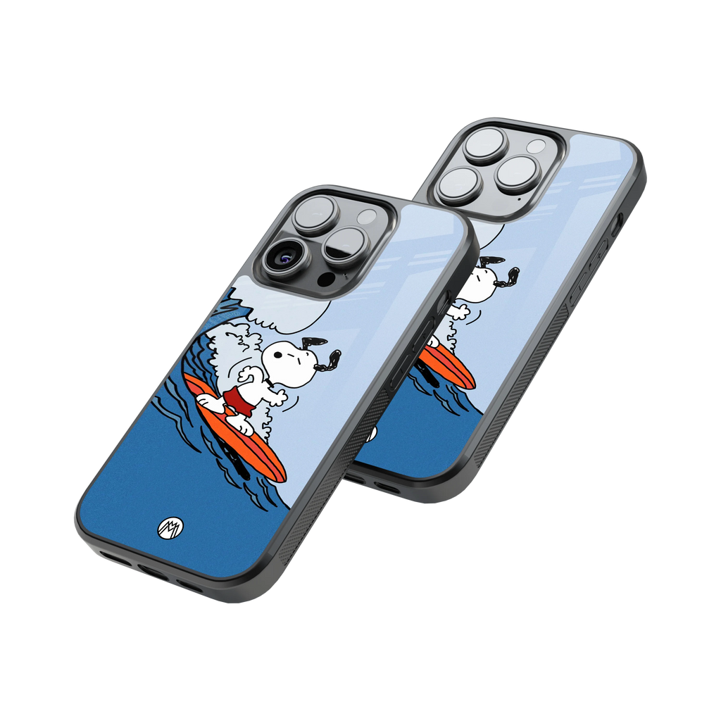 Protective Glass Back Phone Case Compatible with iPhone, Samsung, OnePlus, Pixel & More