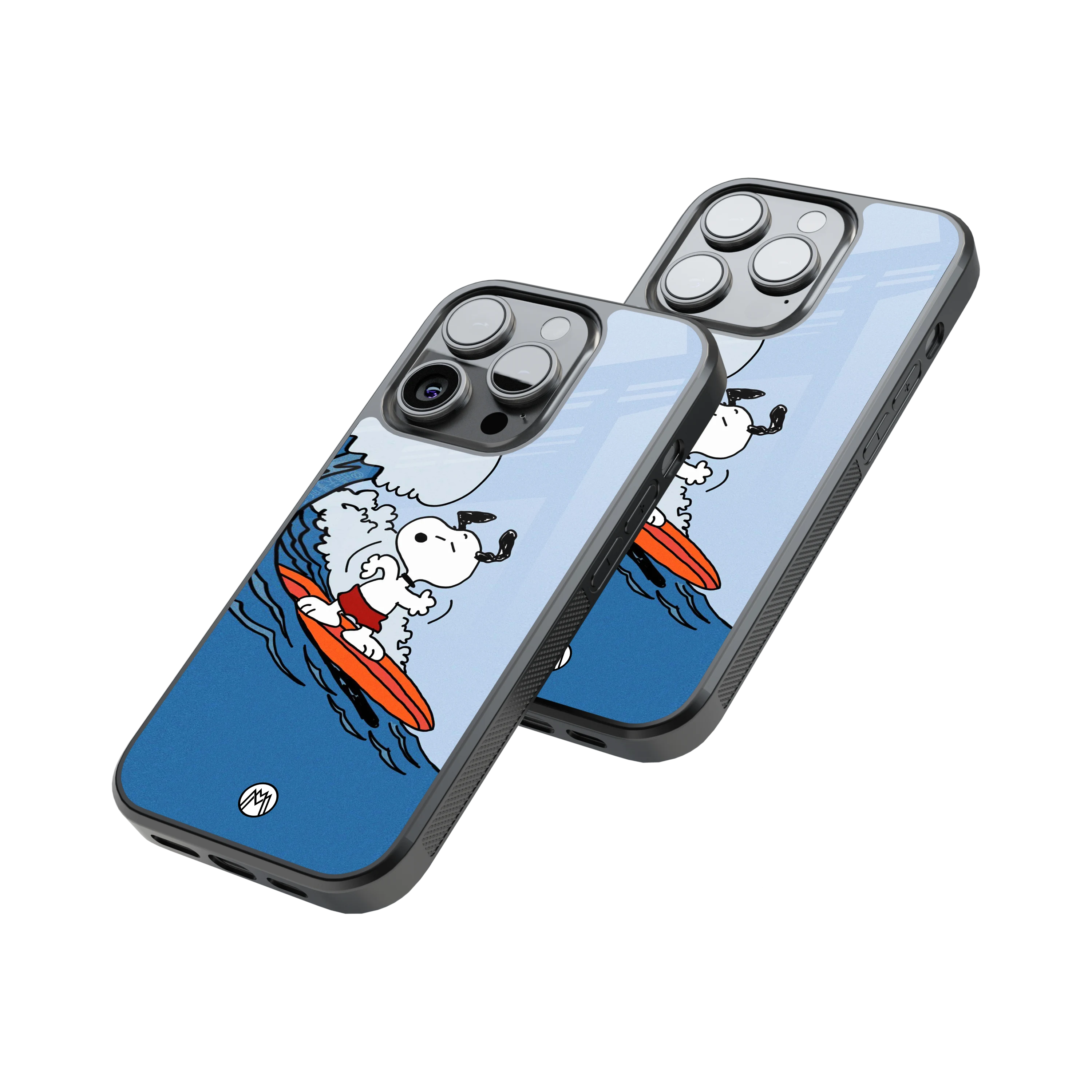 Protective Glass Back Phone Case Compatible with iPhone, Samsung, OnePlus, Pixel & More