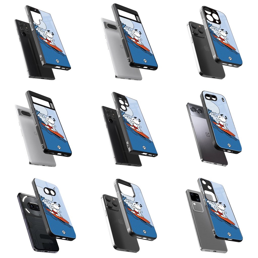 Durable Glass Back Mobile Case for iPhone, Samsung, OnePlus, Google Pixel, Redmi, Vivo, Oppo
