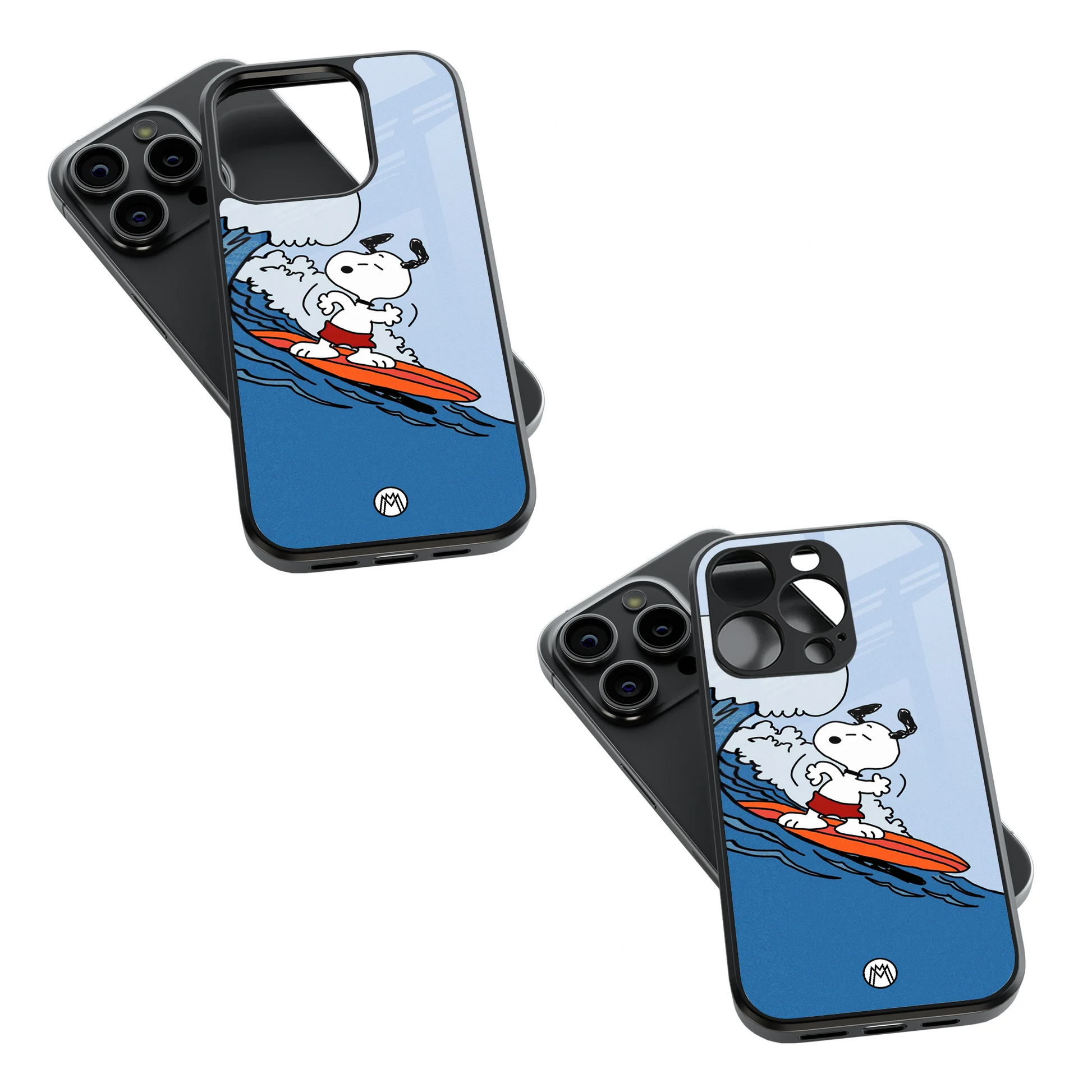 Trendy Glass Back Mobile Case for iPhone, Samsung, Redmi, OnePlus, Google Pixel, Motorola