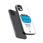 social extrovert back phone cover | glass case for iphone 14 plus