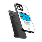 social extrovert back phone cover | glass case for iphone 14 pro max