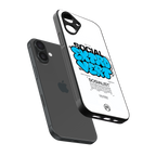 social extrovert back phone cover | glass case for iphone 16