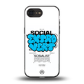 social extrovert back phone cover | glass case for iphone 16e