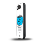 social extrovert back phone cover | glass case for iphone 16e