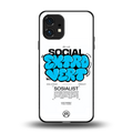 social extrovert back phone cover | glass case for nothing phone 1